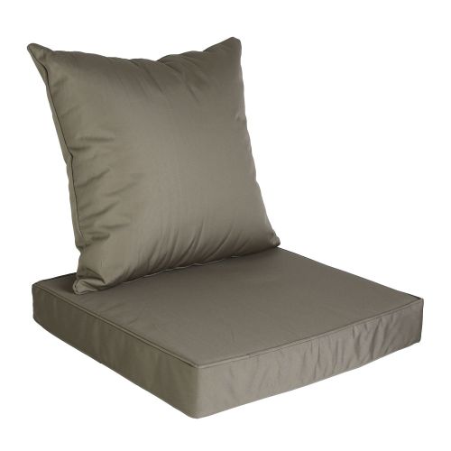 Outdoor Seat Cushion Set Waterproof Patio Furniture Cushion and Back Pillow Fade Resistant Deep Seat Set Chair Pad with Removable Cover for Chair Sofa Outdoor Seat Cushion Set Waterproof Patio Furniture Cushion and Back Pillow Fade Resistant Deep Seat Set Chair Pad with Removable Cover for Chair Sofa